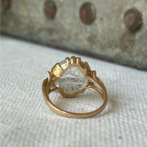 Antique/Vintage 10k Scarab Beetle Ring - Picture 6 of 8